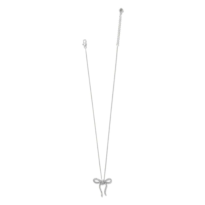 Illumina Bow Silver Necklace