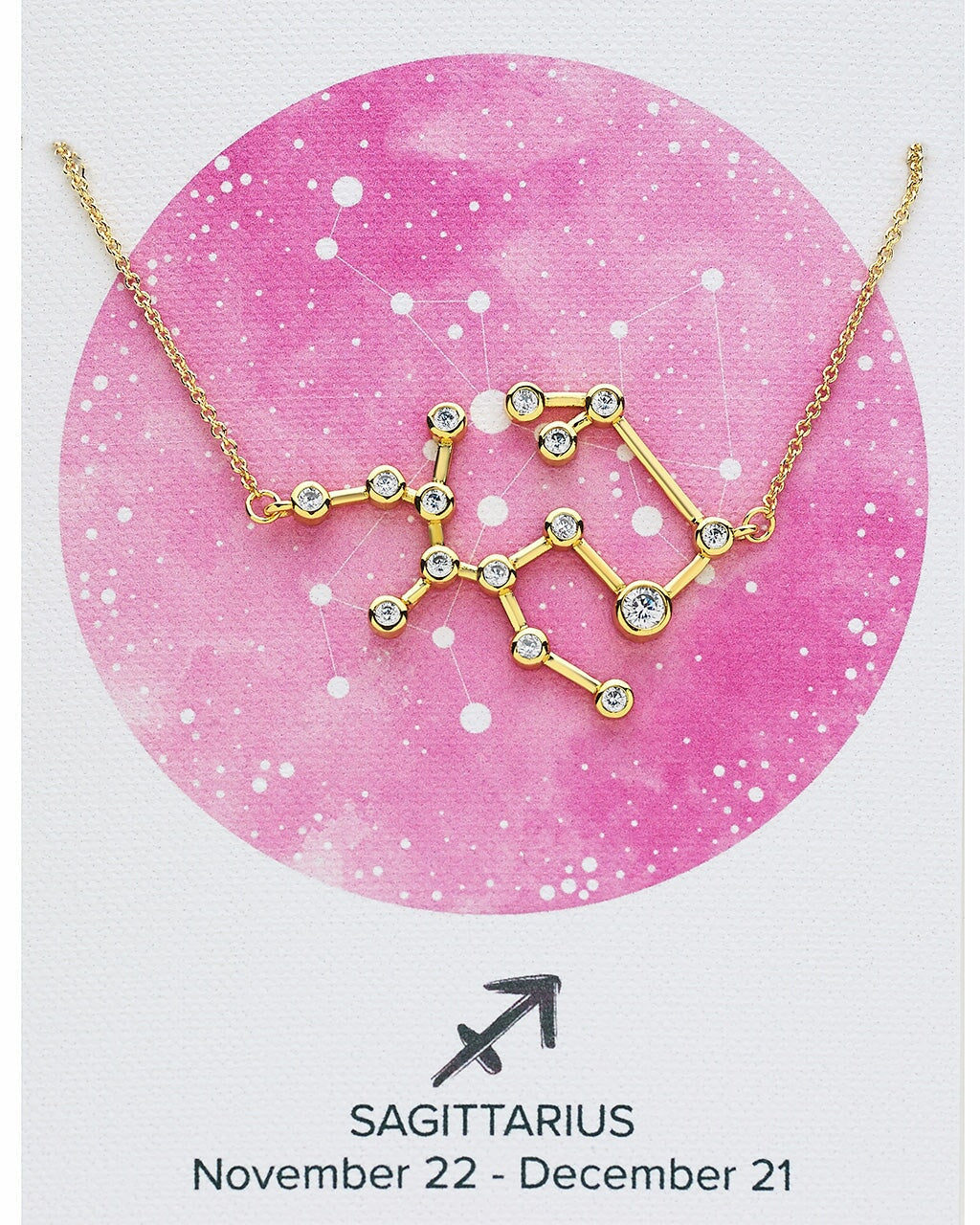 'When Stars Align' Constellation Gold Necklace