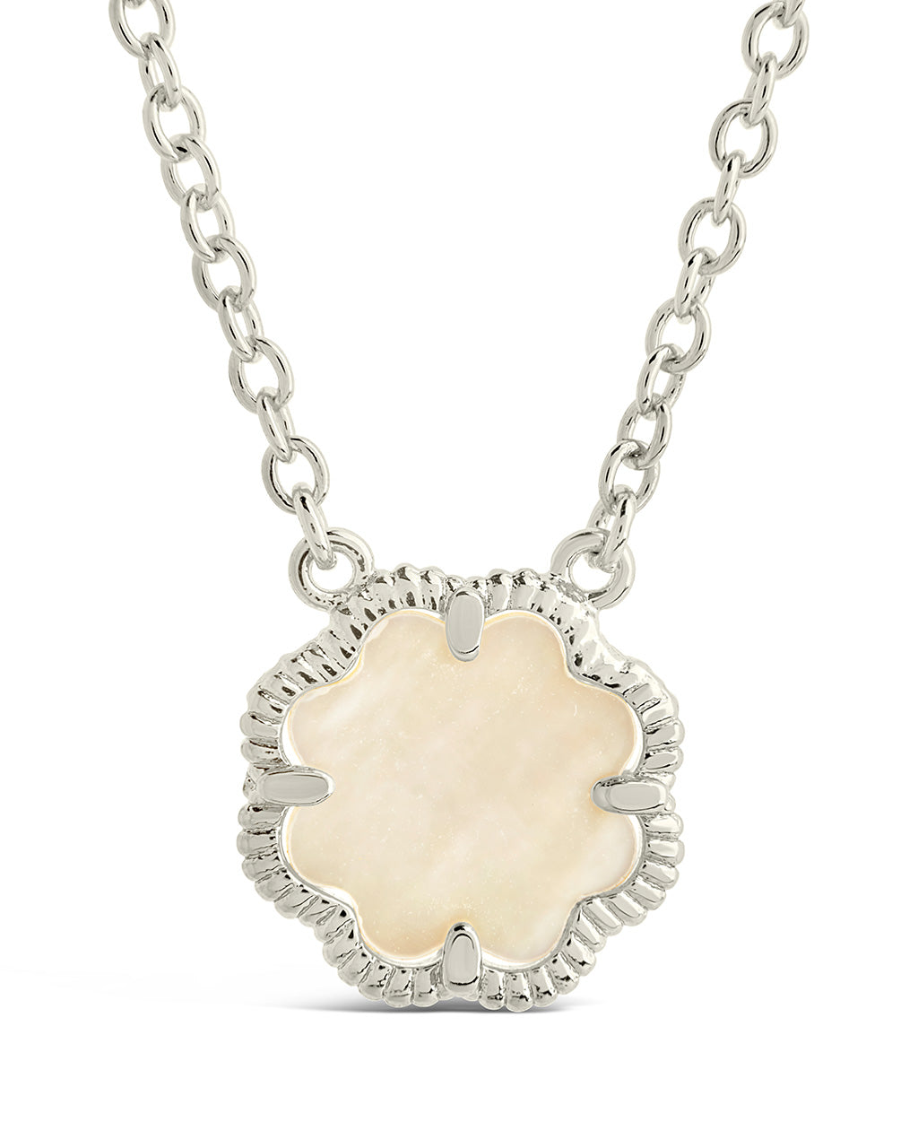 Rose Petal Pendant Gold Necklace