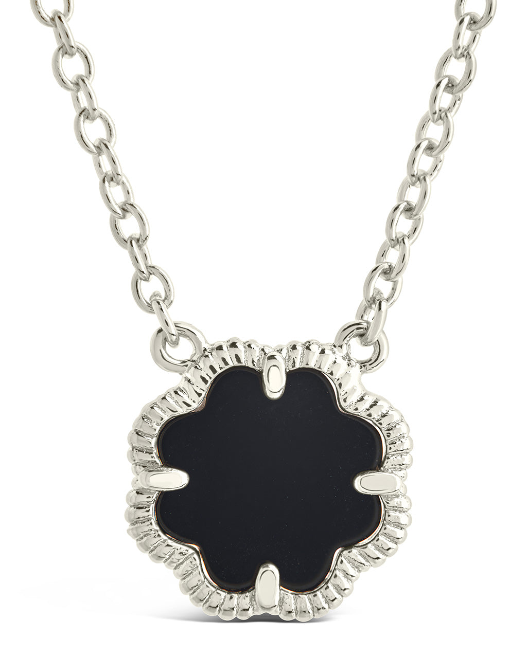 Rose Petal Pendant Gold Necklace