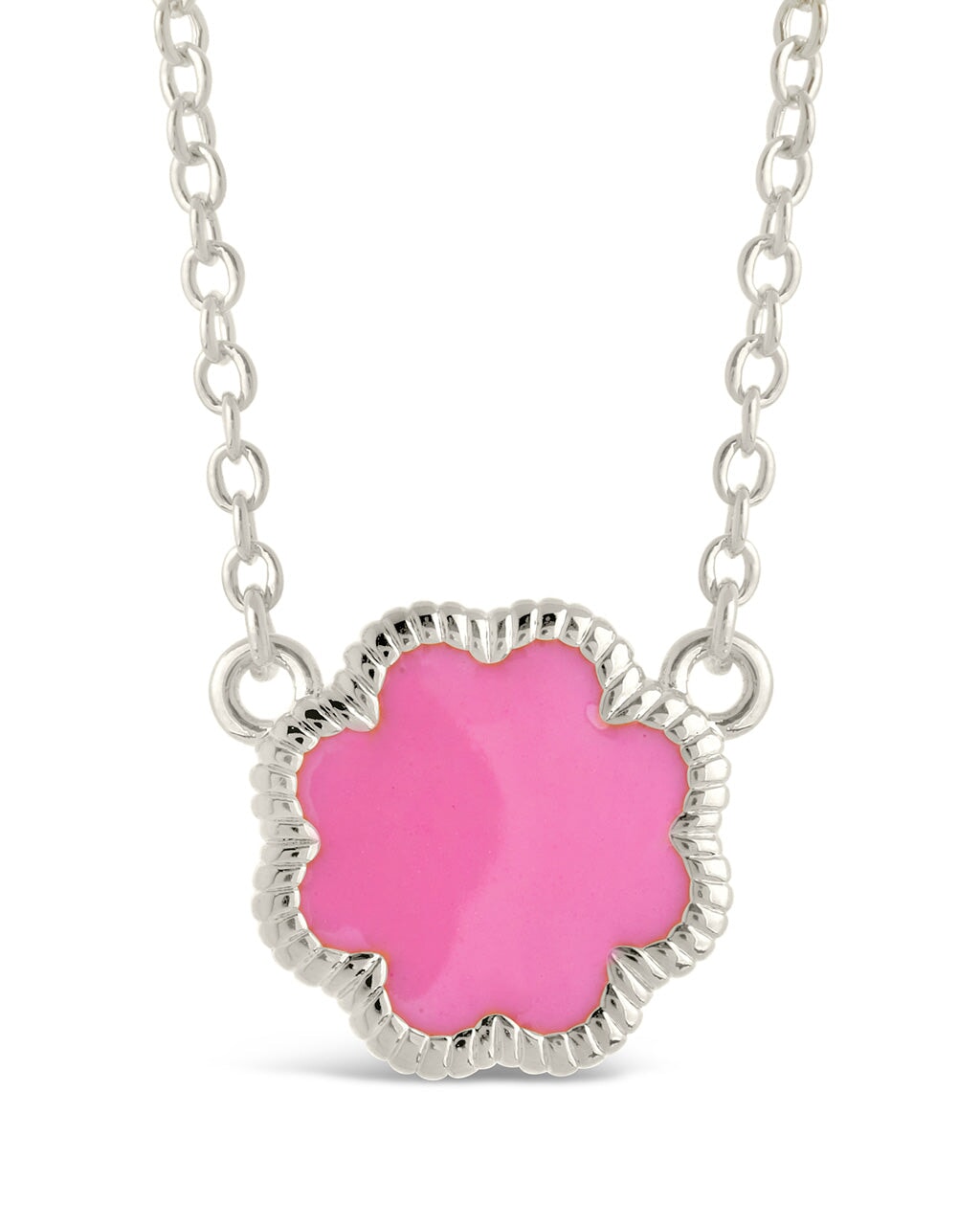 Rose Petal Pendant Gold Necklace