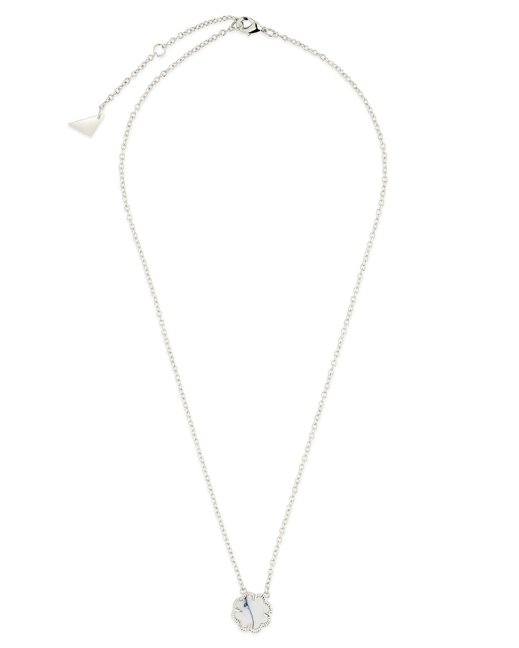 Rose Petal Pendant Gold Necklace