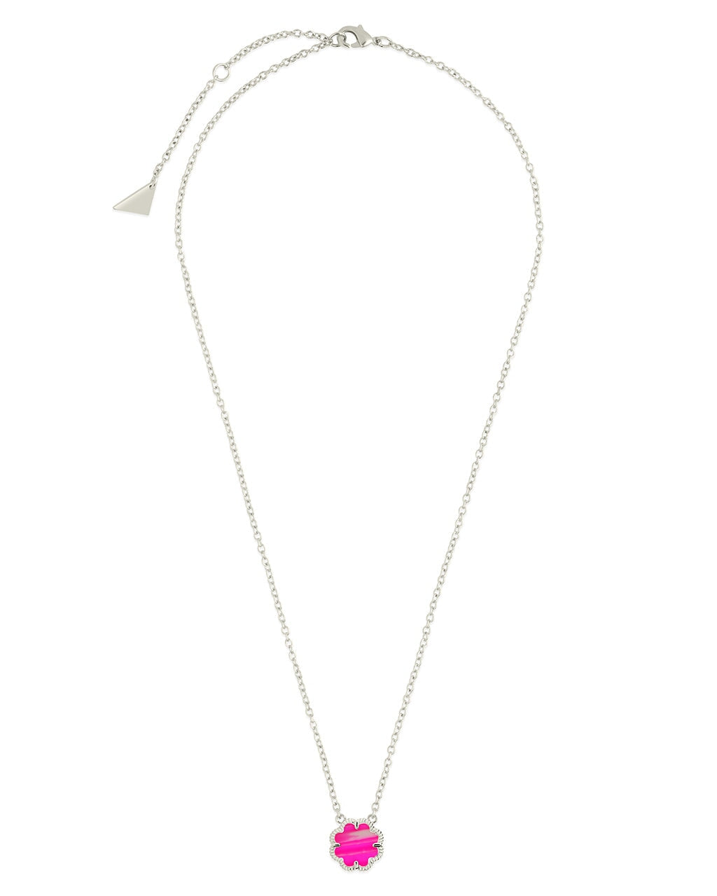Rose Petal Pendant Gold Necklace