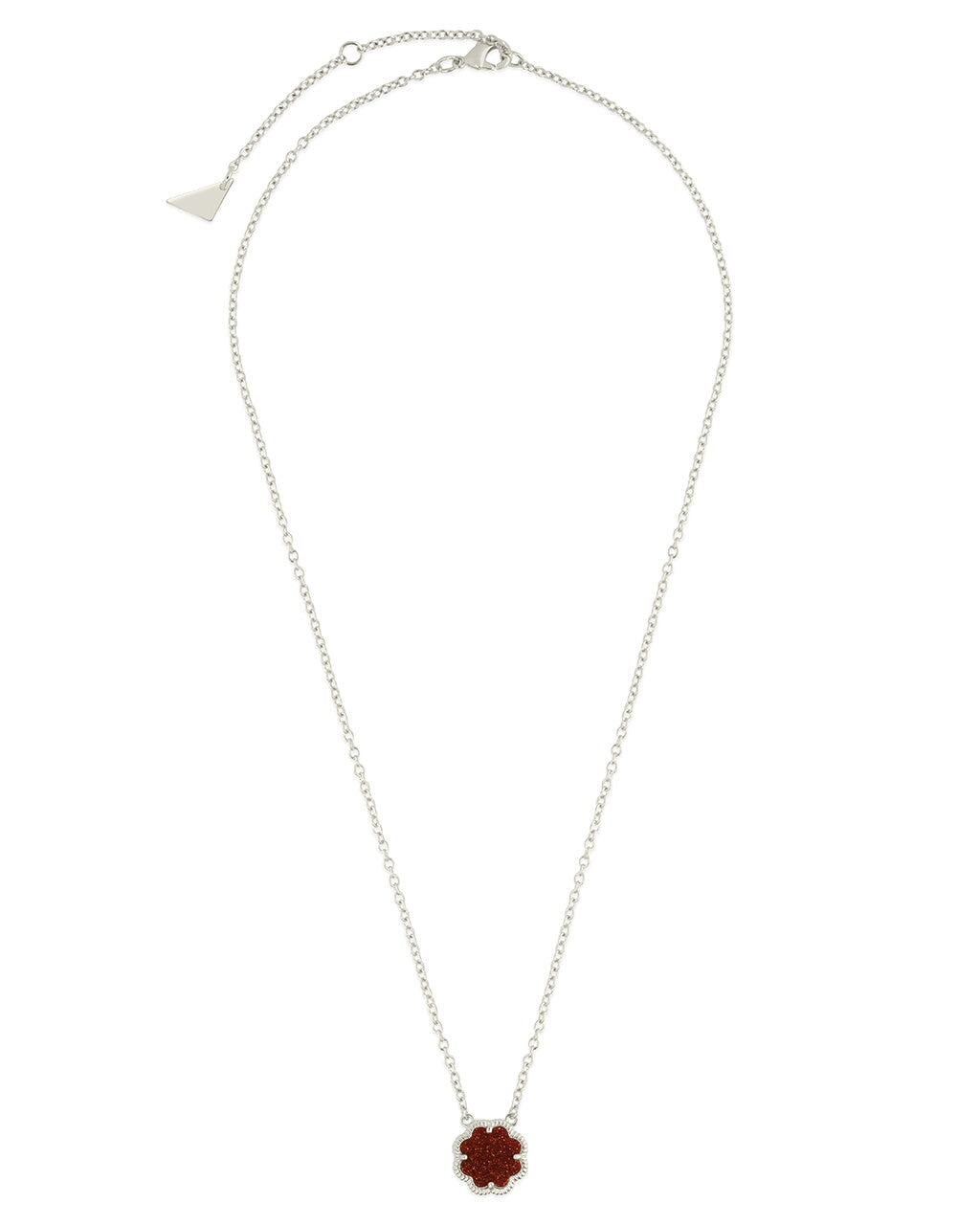 Rose Petal Pendant Gold Necklace