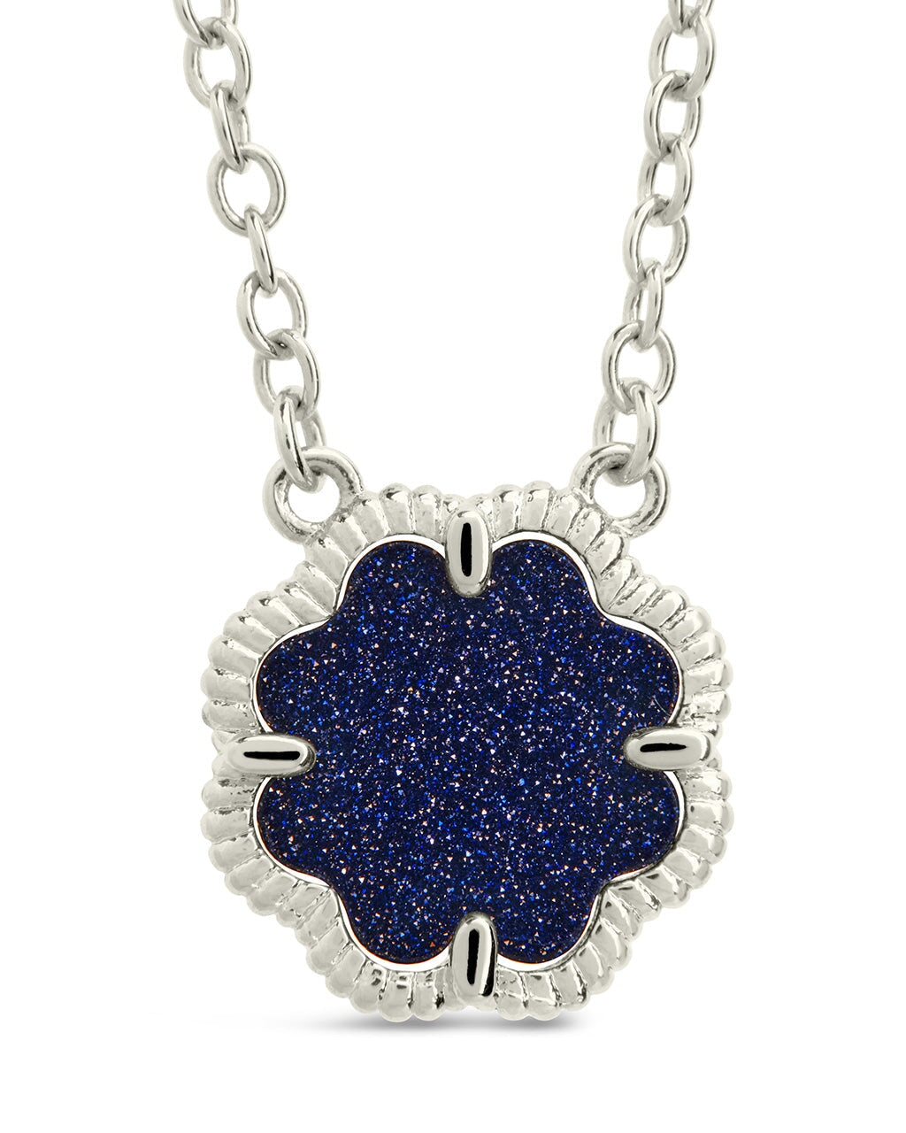 Rose Petal Pendant Gold Necklace