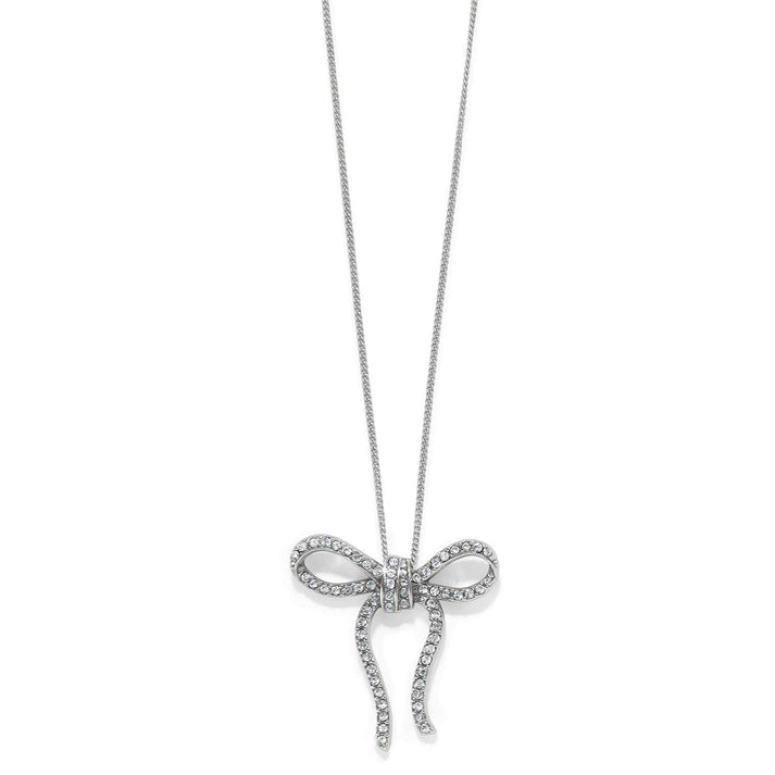 Illumina Bow Silver Necklace