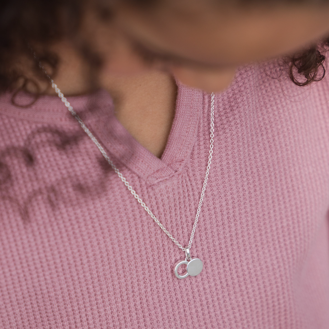 The Empty Tomb Pendant Gold Gold Silver Necklace