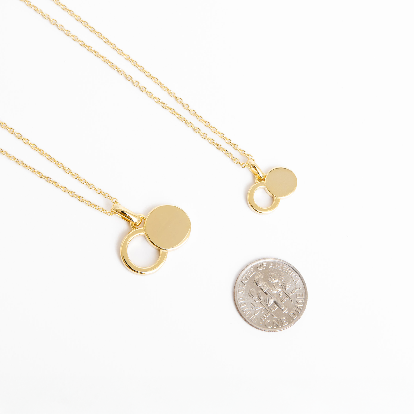 The Empty Tomb Pendant Gold Gold Silver Necklace